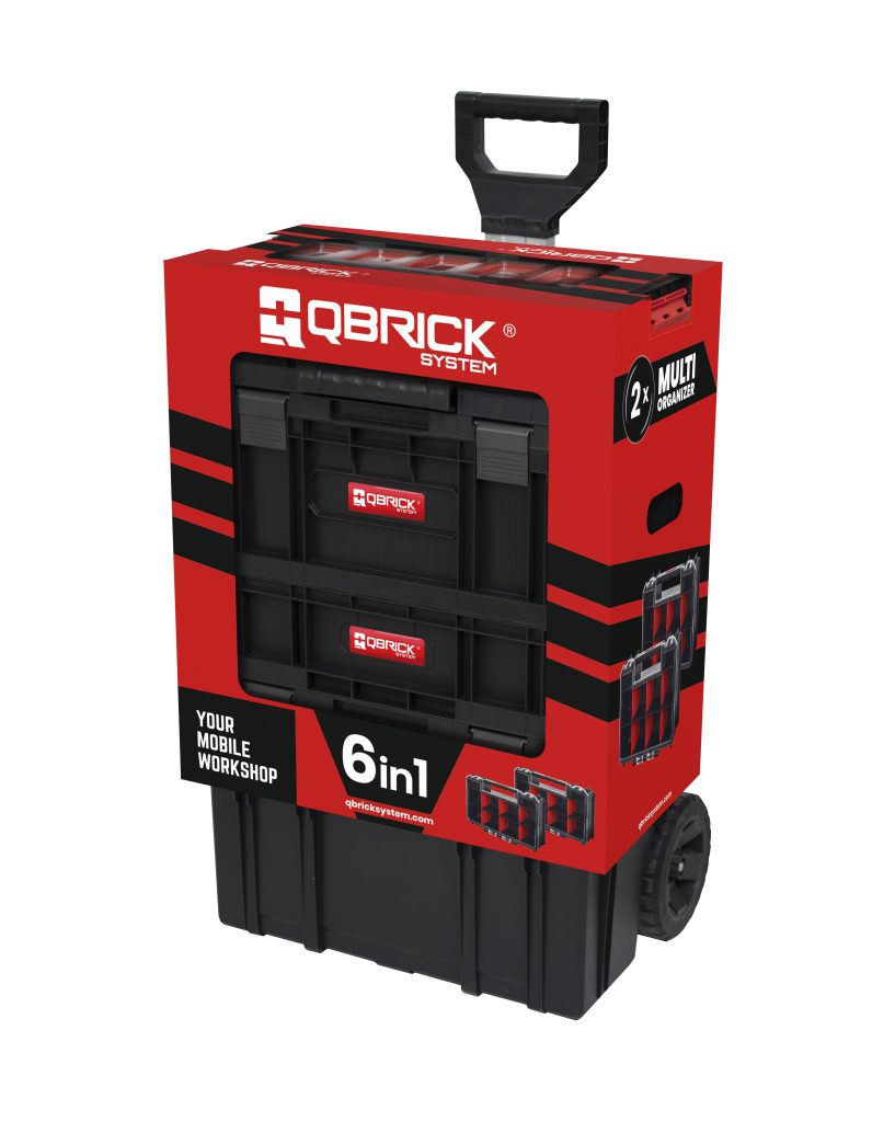 Qbrick System TWO Cart 6in1 Valixhe karroce