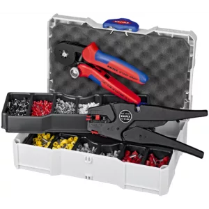97 90 10 Set pince presimi dhe zhveshje 1 x 12 40 200, 1 x 97 53 04 Knipex