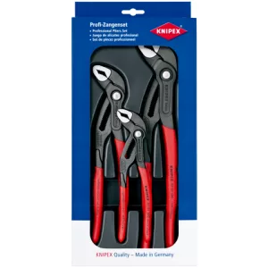 00 20 09 V02 KNIPEX Cobra® Set 1 x 87 01 150, 1 x 87 01 250, 1 x 87 01 300