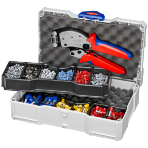 97 90 13 Pince presimi bashke me aksesore Knipex 1 x 97 90 00, 1 x 97 53 18, 9 x